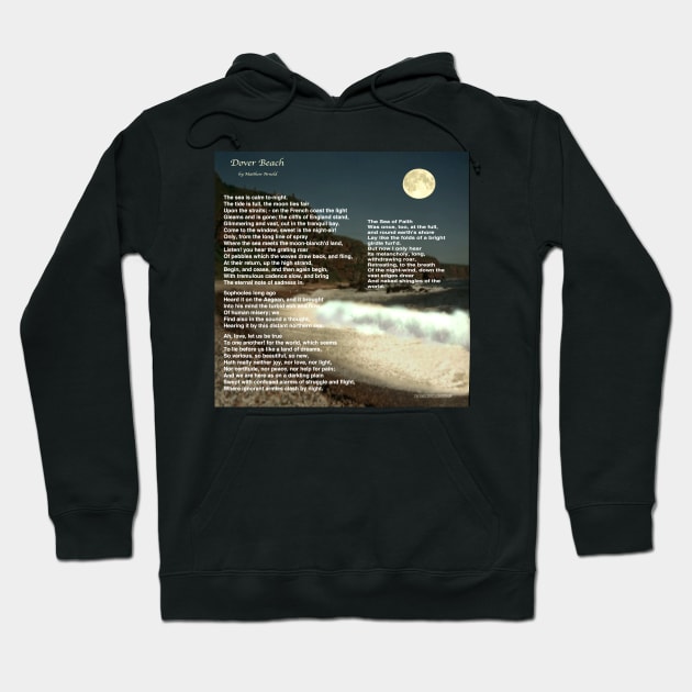 Dover Beach Hoodie by KayeDreamsART